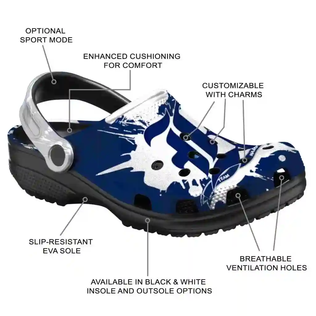 Custom Rice Owls Clogs Splatter Pattern New Arrival Custom Rice Owls Clogs Splatter Pattern New Arrival