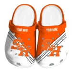 Custom Sam Houston Bearkats Clogs - Striped Accents 1 Custom Sam Houston Bearkats Clogs Striped Accents Best Selling