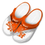 Custom Sam Houston Bearkats Clogs Striped Accents Best Selling