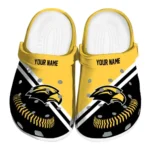 Custom Southern Miss Golden Eagles Clogs Baseball Motif Best Selling