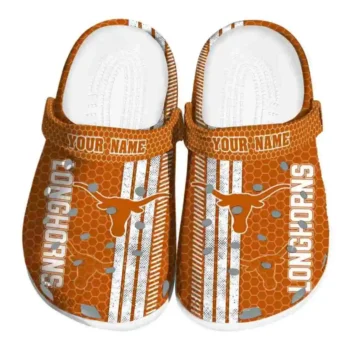 Custom Texas Longhorns Clogs Contrasting Stripes Best Selling