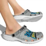 Custom Ucla Bruins Clogs Cracked Texture Best Selling