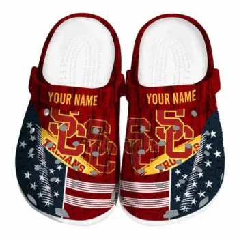 Custom Usc Trojans Clogs Star Spangled Side Pattern Best Selling