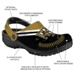 Custom Wake Forest Demon Deacons Clogs Baseball Motif Best Selling