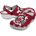 Custom Washington State Cougars Clogs Gripping Hand Best Selling