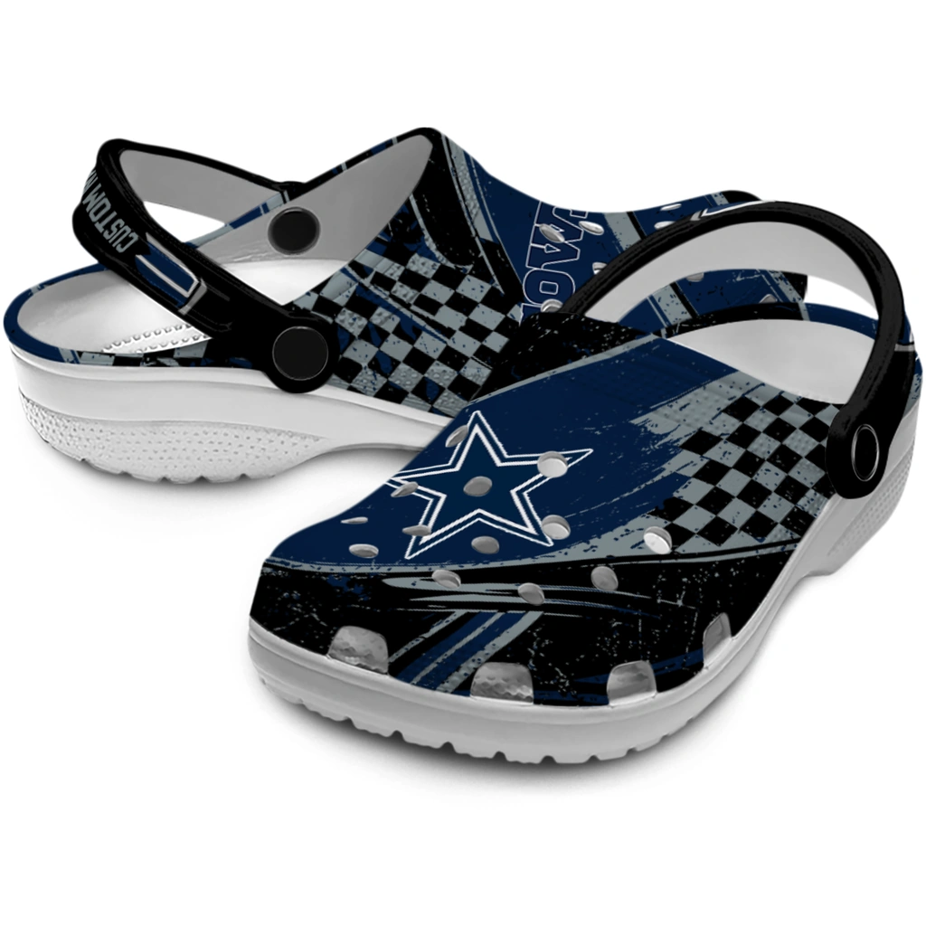 dallas-cowboys-clog-custom-checkered-streaks-blue-black-high-quality.webp