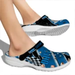 Dallas Mavericks Clogs – Customized Circuit Geometry Blue Black 1
