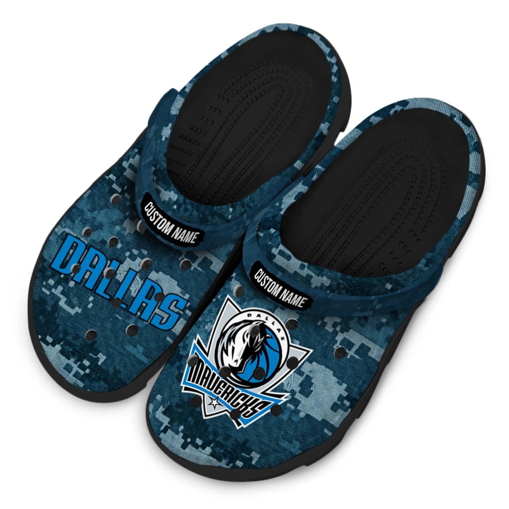 dallas-mavericks-clog-customized-digital-camo-blue-latest-model.webp