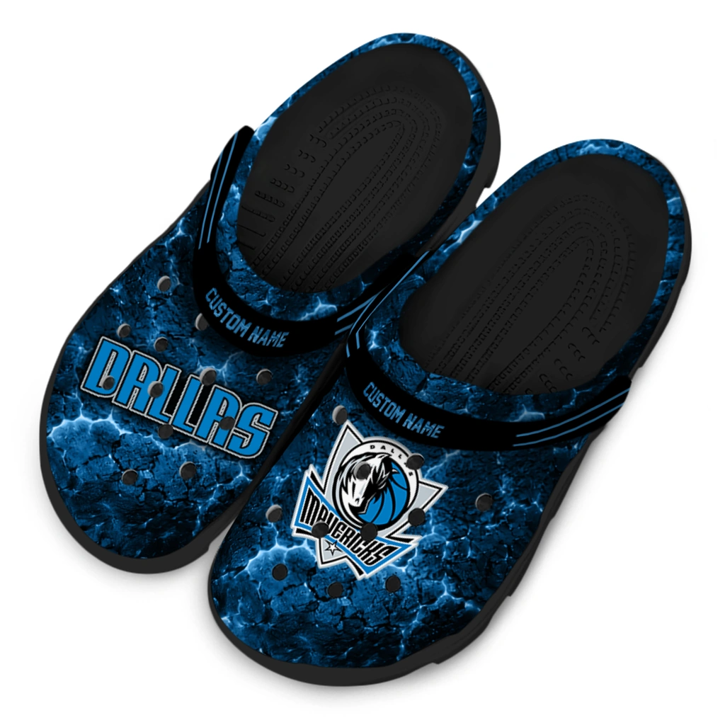 dallas-mavericks-clog-personalized-cracked-energy-blue-black-latest-model.webp