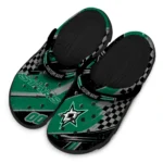 dallas-stars-clog-custom-checkered-streaks-green-black-best-selling.webp