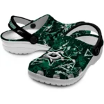 dallas-stars-clog-custom-graffiti-burst-green-black-best-selling.webp