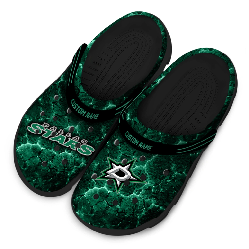 dallas-stars-clog-personalized-cracked-energy-green-black-latest-model.webp