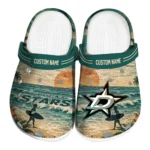 Dallas Stars Clogs - Personalized Wave Scene Fir Green 1 dallas-stars-clog-personalized-wave-scene-fir-green-best-selling.webp