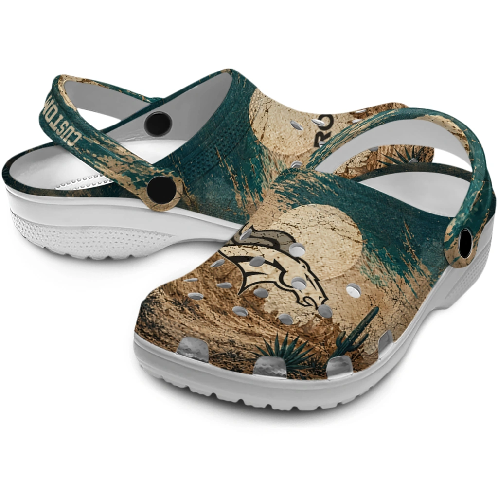 denver-broncos-clog-personalized-cracked-landscape-fir-green-beige-high-quality.webp