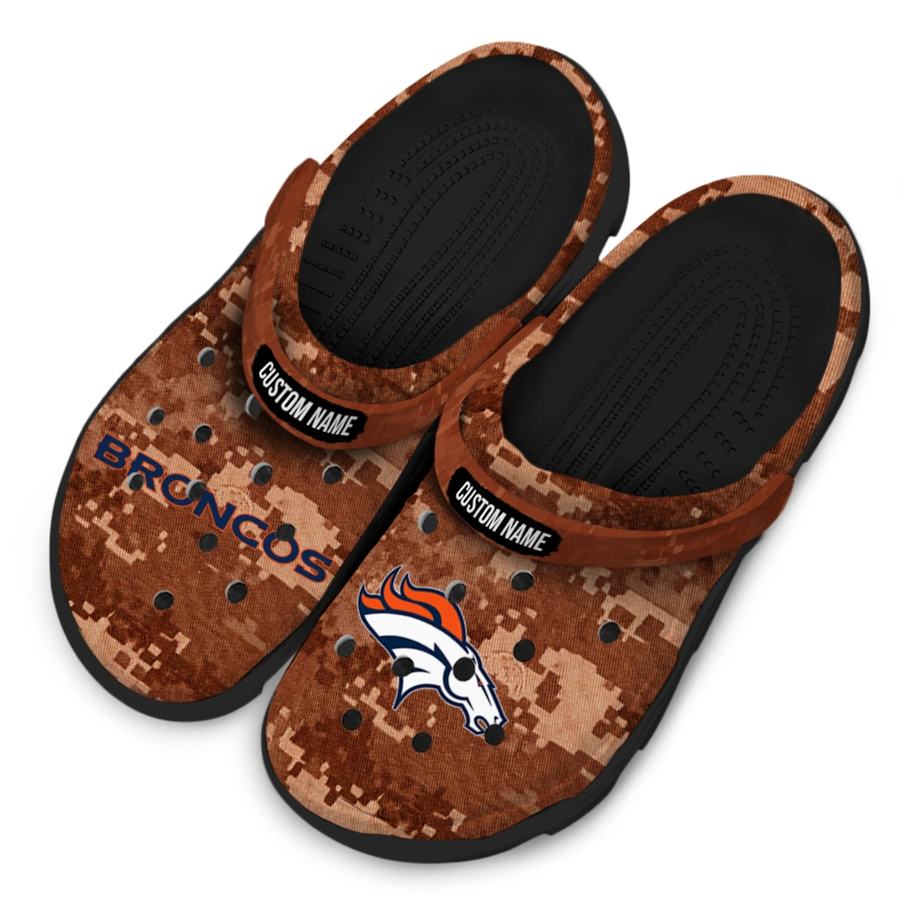 denver-broncos-clog-personalized-digital-camo-orange-latest-model.webp