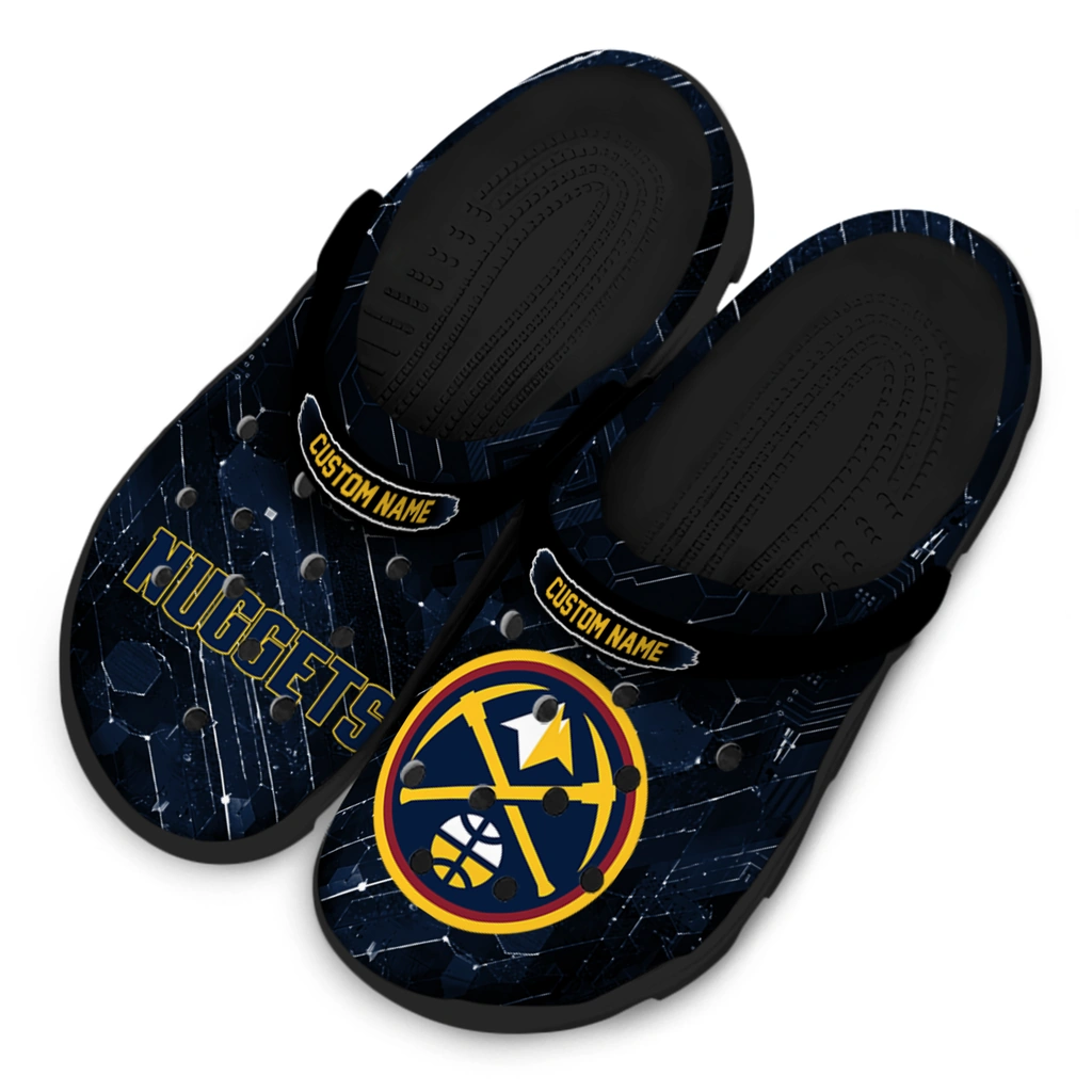 denver-nuggets-clog-personalized-circuit-geometry-blue-black-latest-model.webp