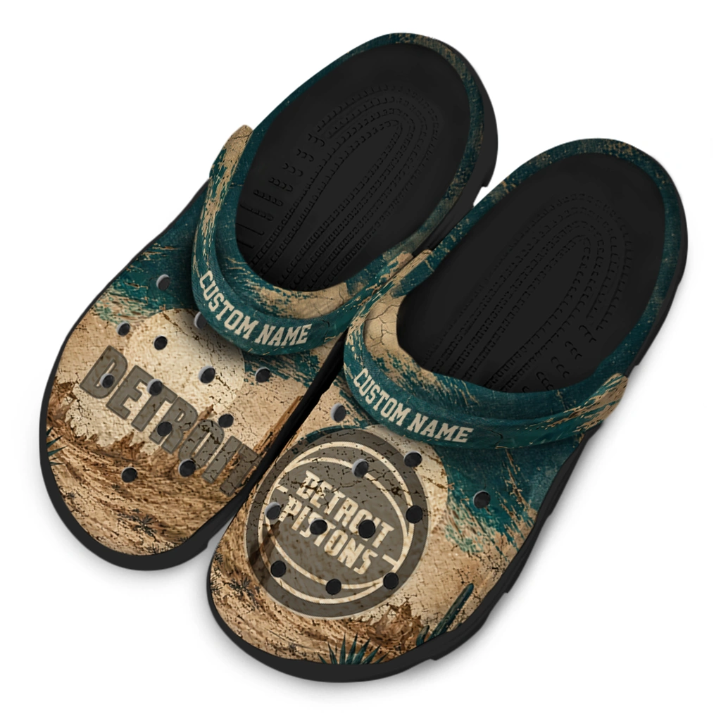 detroit-pistons-clog-custom-cracked-landscape-fir-green-beige-latest-model.webp