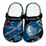 drake-bulldogs-clog-customized-checkered-streaks-blue-black-best-selling.webp
