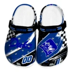 Duke Blue Devils Clogs – Customized Circuit Geometry Blue Black 1