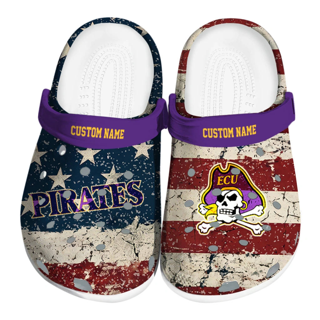 east-carolina-pirates-clog-custom-distressed-stripes-purple-red-blue-best-selling.webp east carolina pirates clog custom distressed stripes purple red blue best selling
