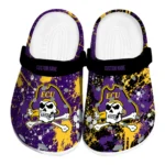 East Carolina Pirates Clogs - Customized Splatter Splash Purple Black 1 east-carolina-pirates-clog-customized-splatter-splash-purple-black-best-selling.webp