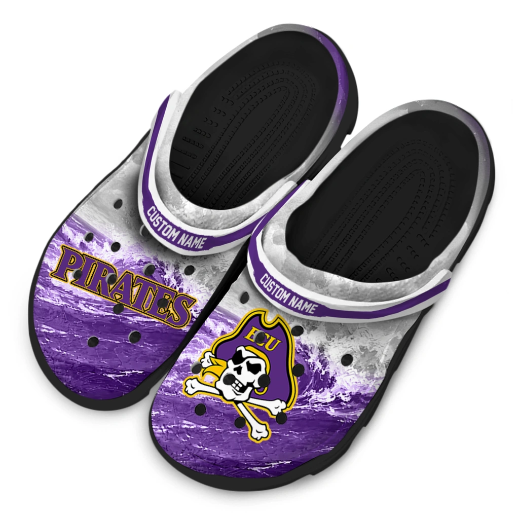 east-carolina-pirates-clog-personalized-wave-swirl-purple-white-latest-model.webp