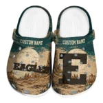 Eastern Michigan Eagles Clogs - Custom Cracked Landscape Fir Green Beige 1 eastern-michigan-eagles-clog-custom-cracked-landscape-fir-green-beige-best-selling.webp