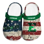 Eastern Michigan Eagles Clogs - Custom Distressed Stripes Green Red Blue 1 eastern-michigan-eagles-clog-custom-distressed-stripes-green-red-blue-best-selling.webp