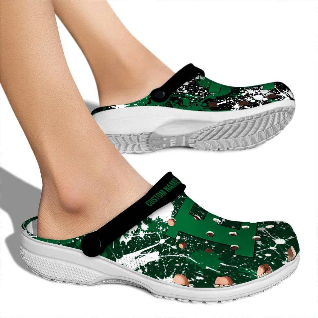eastern-michigan-eagles-clog-customized-splatter-splash-green-black-fashion-forward.webp