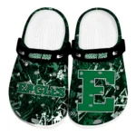Eastern Michigan Eagles Clogs - Personalized Graffiti Burst Green Black 1 eastern-michigan-eagles-clog-personalized-graffiti-burst-green-black-best-selling.webp