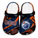 Edmonton Oilers Clogs - Custom Circuit Geometry Blue Black 1 Edmonton Oilers Clogs – Custom Circuit Geometry Blue Black 1