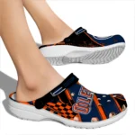 Edmonton Oilers Clogs – Custom Circuit Geometry Blue Black 1