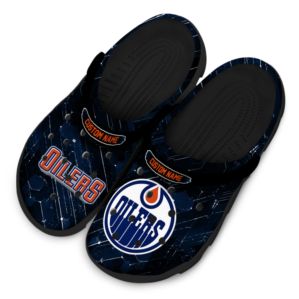edmonton-oilers-clog-custom-circuit-geometry-blue-black-latest-model.webp