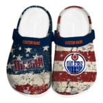 Edmonton Oilers Clogs - Custom Distressed Stripes Blue Red Blue 1 edmonton-oilers-clog-custom-distressed-stripes-blue-red-blue-best-selling.webp