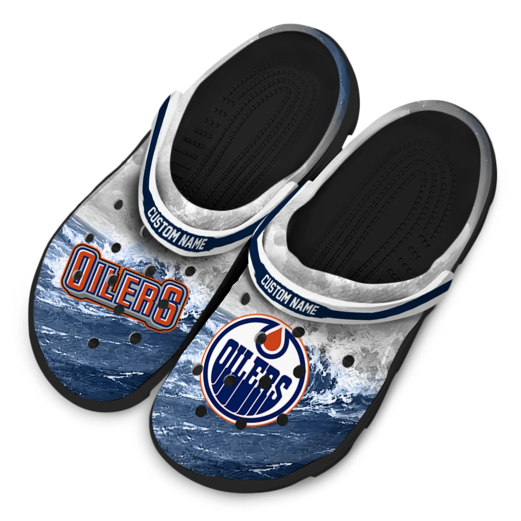 edmonton-oilers-clog-personalized-wave-swirl-blue-white-latest-model.webp