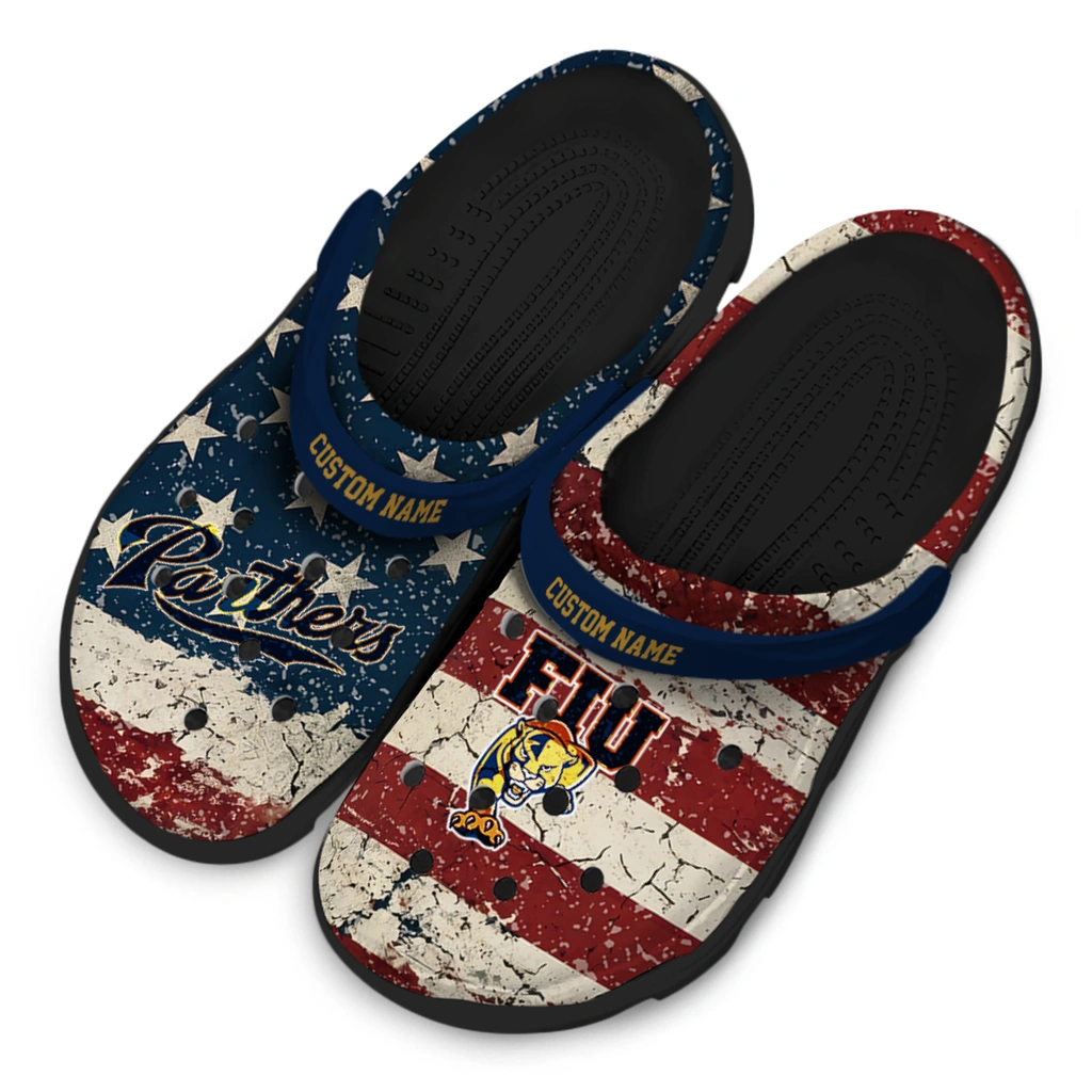 fiu-panthers-clog-customized-distressed-stripes-blue-red-blue-latest-model.webp