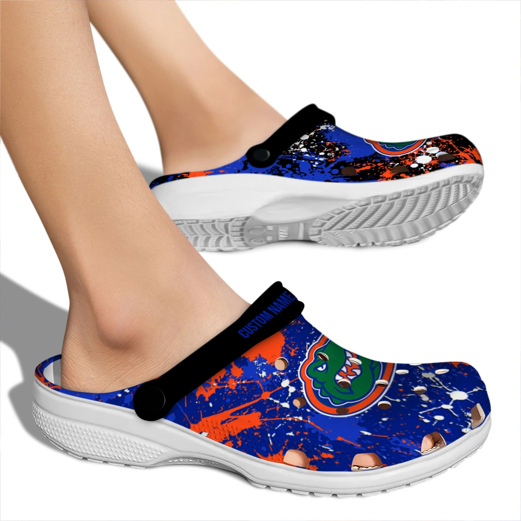 florida-gators-clog-custom-splatter-splash-blue-black-fashion-forward.webp
