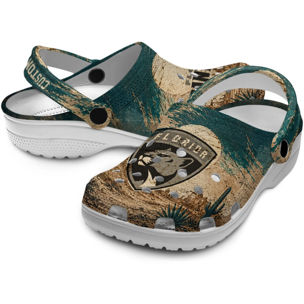 florida-panthers-clog-customized-cracked-landscape-fir-green-beige-high-quality.webp