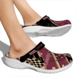 Florida State Seminoles Clogs – Custom Circuit Geometry Garnet Black 1