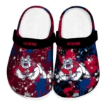 Fresno State Bulldogs Clogs - Custom Splatter Splash Red Black 1 fresno-state-bulldogs-clog-custom-splatter-splash-red-black-best-selling.webp