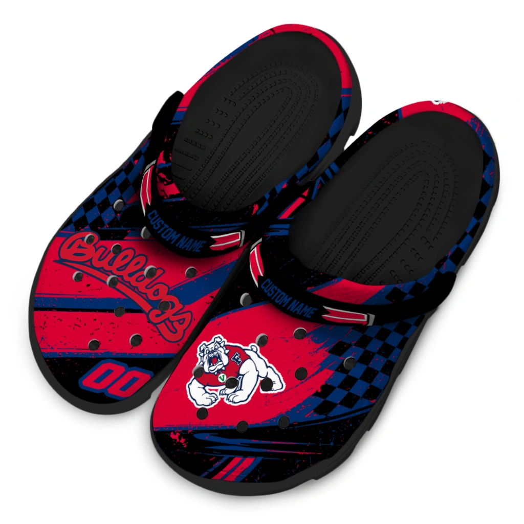 fresno-state-bulldogs-clog-customized-checkered-streaks-red-black-latest-model.webp