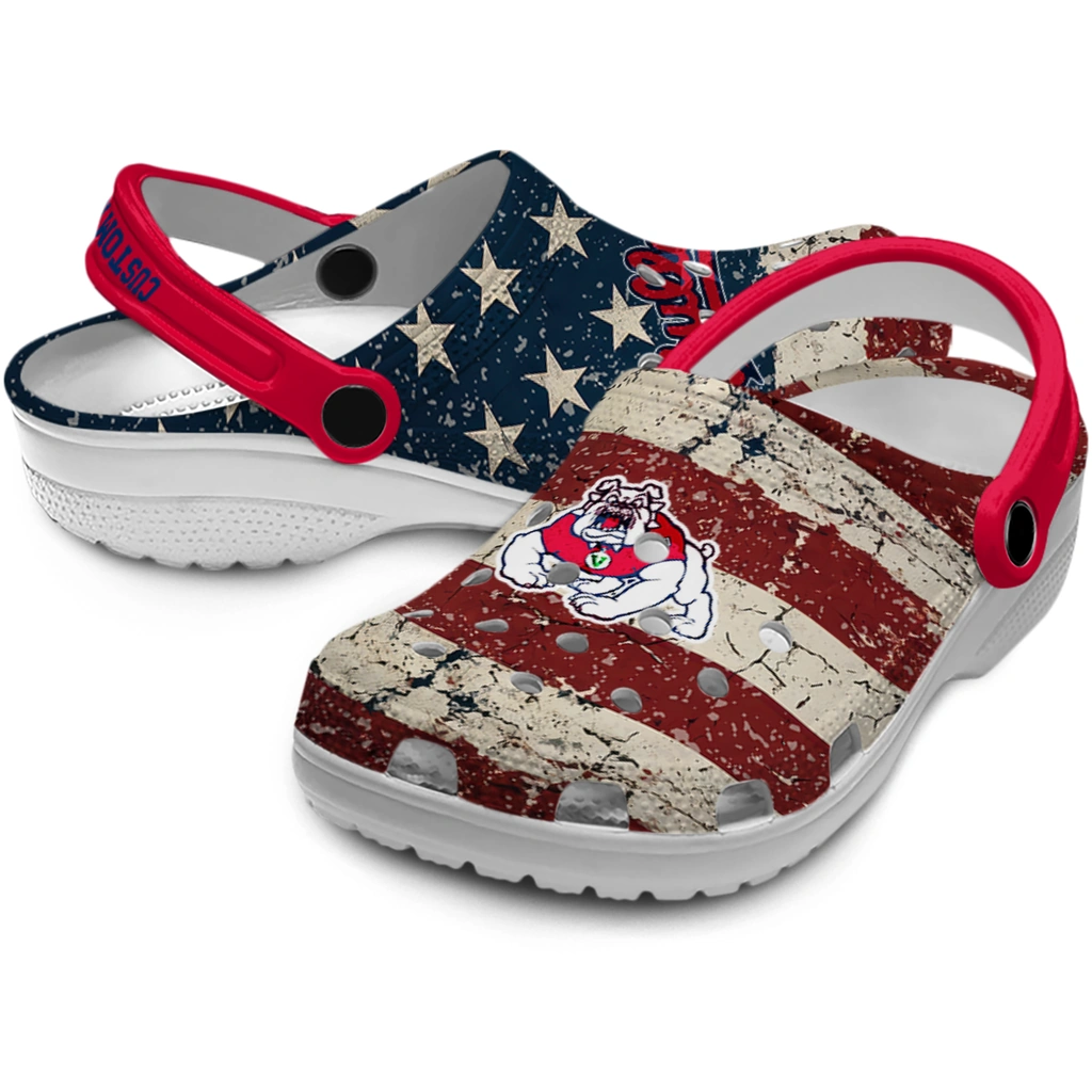 fresno-state-bulldogs-clog-personalized-distressed-stripes-red-blue-high-quality.webp