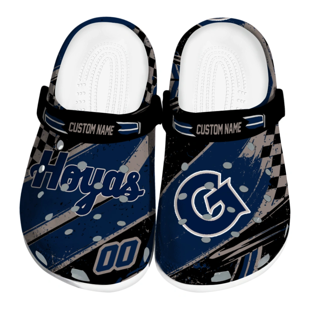 georgetown-hoyas-clog-personalized-checkered-streaks-blue-black-best-selling.webp georgetown hoyas clog personalized checkered streaks blue black best selling