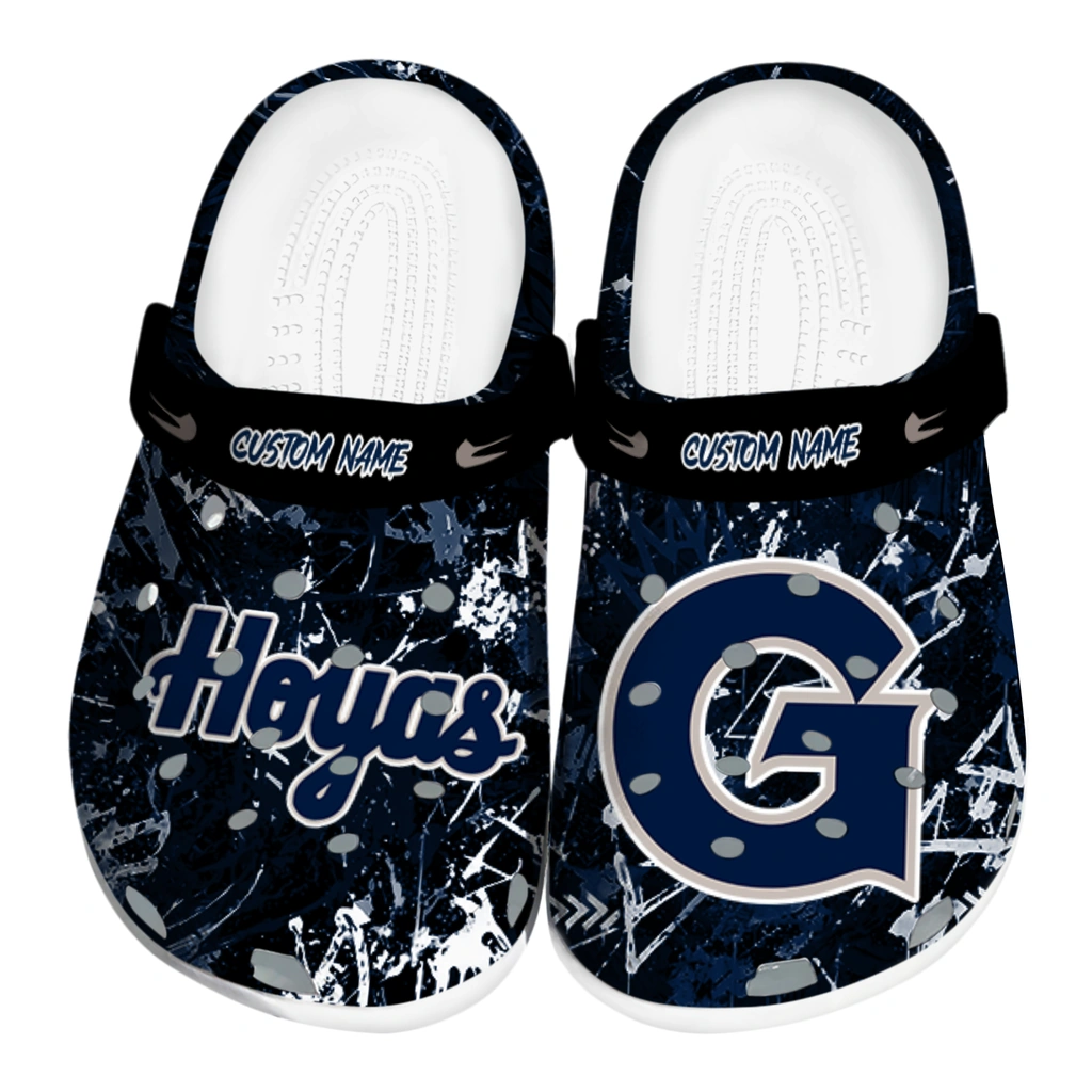 georgetown-hoyas-clog-personalized-graffiti-burst-blue-black-best-selling.webp georgetown hoyas clog personalized graffiti burst blue black best selling