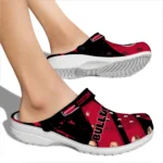 Georgia Bulldogs Clogs – Customized Circuit Geometry Red Black 1