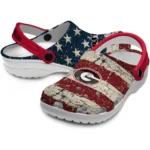 georgia-bulldogs-clog-customized-distressed-stripes-red-blue-best-selling.webp