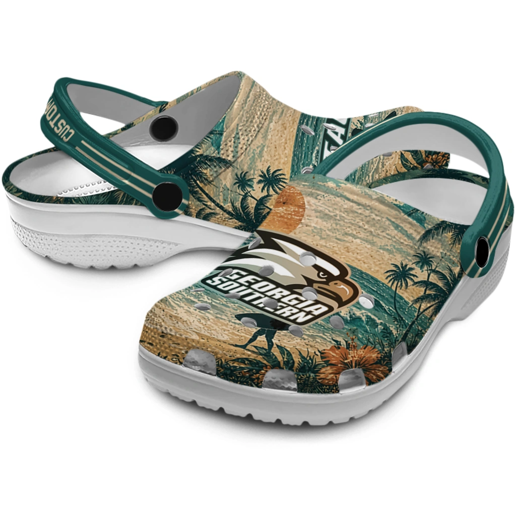 georgia-southern-eagles-clog-custom-wave-scene-fir-green-high-quality.webp
