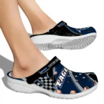 georgia-southern-eagles-clog-customized-checkered-streaks-blue-black-best-selling.webp