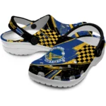 golden-state-warriors-clog-custom-checkered-streaks-blue-black-best-selling.webp