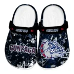 Gonzaga Bulldogs Clogs - Custom Graffiti Burst Blue Black 1 gonzaga-bulldogs-clog-custom-graffiti-burst-blue-black-best-selling.webp